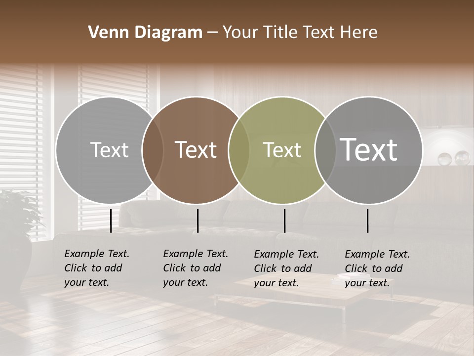 Nuovo Moderna Living Room PowerPoint Template