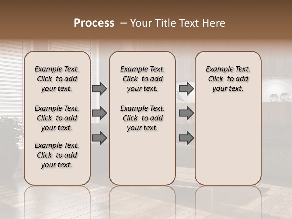 Nuovo Moderna Living Room PowerPoint Template