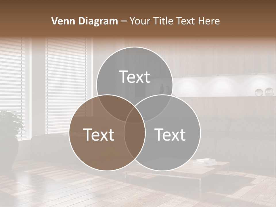 Nuovo Moderna Living Room PowerPoint Template