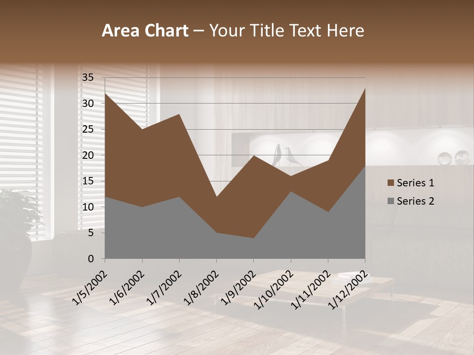 Nuovo Moderna Living Room PowerPoint Template