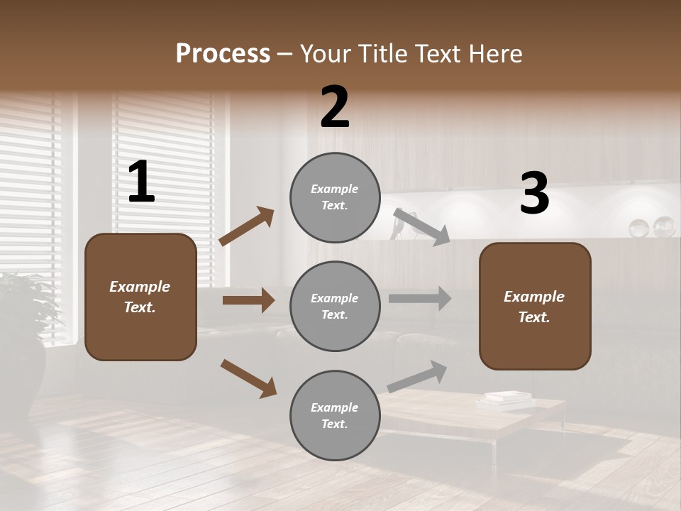 Nuovo Moderna Living Room PowerPoint Template