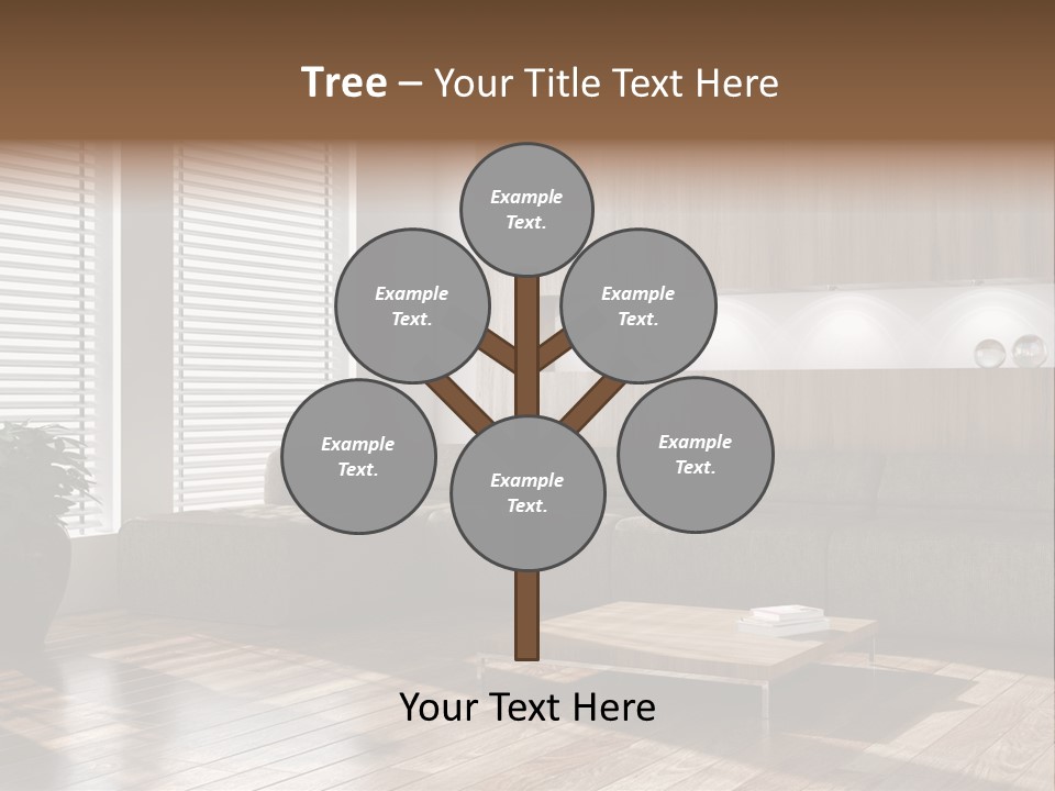 Nuovo Moderna Living Room PowerPoint Template