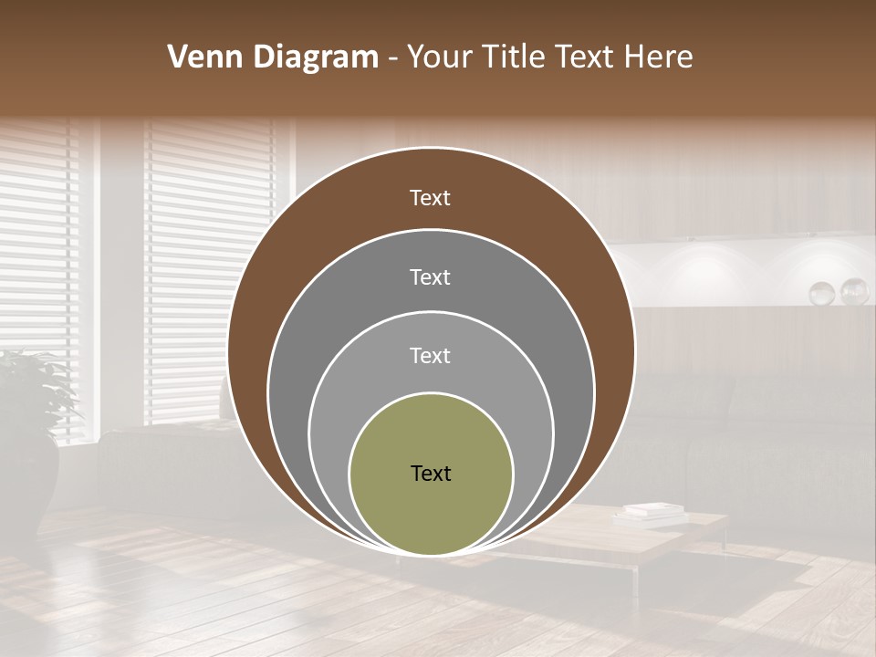 Nuovo Moderna Living Room PowerPoint Template
