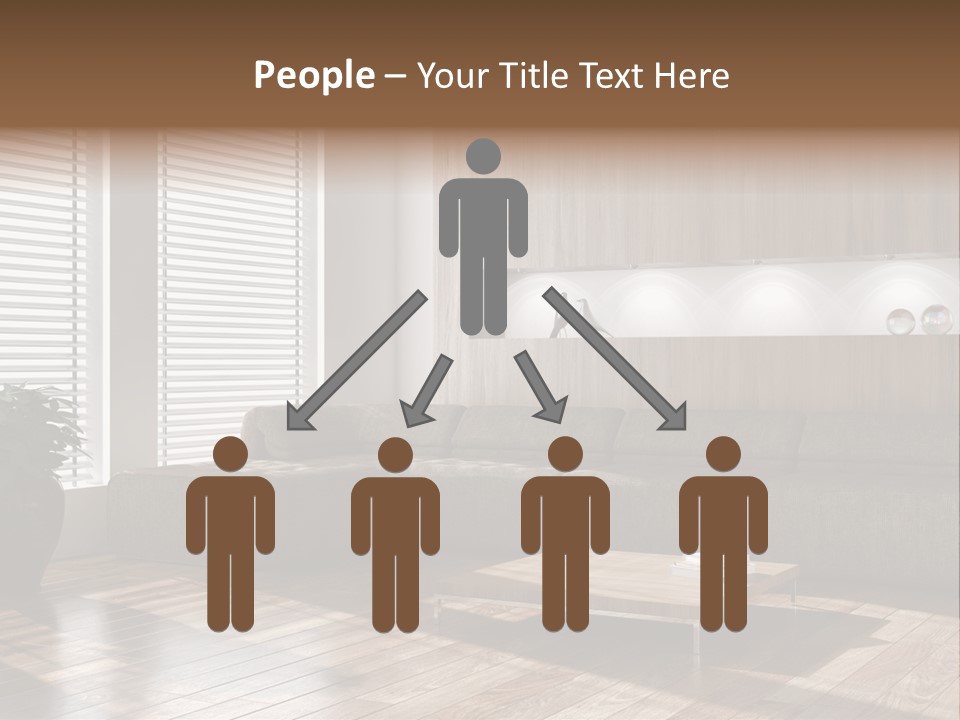 Nuovo Moderna Living Room PowerPoint Template