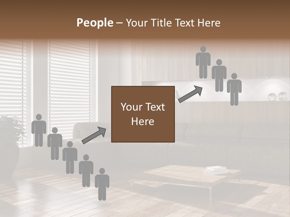 Nuovo Moderna Living Room PowerPoint Template