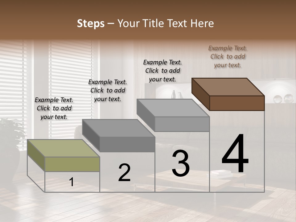 Nuovo Moderna Living Room PowerPoint Template