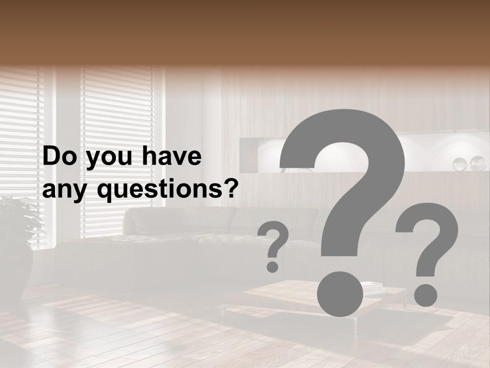 Nuovo Moderna Living Room PowerPoint Template