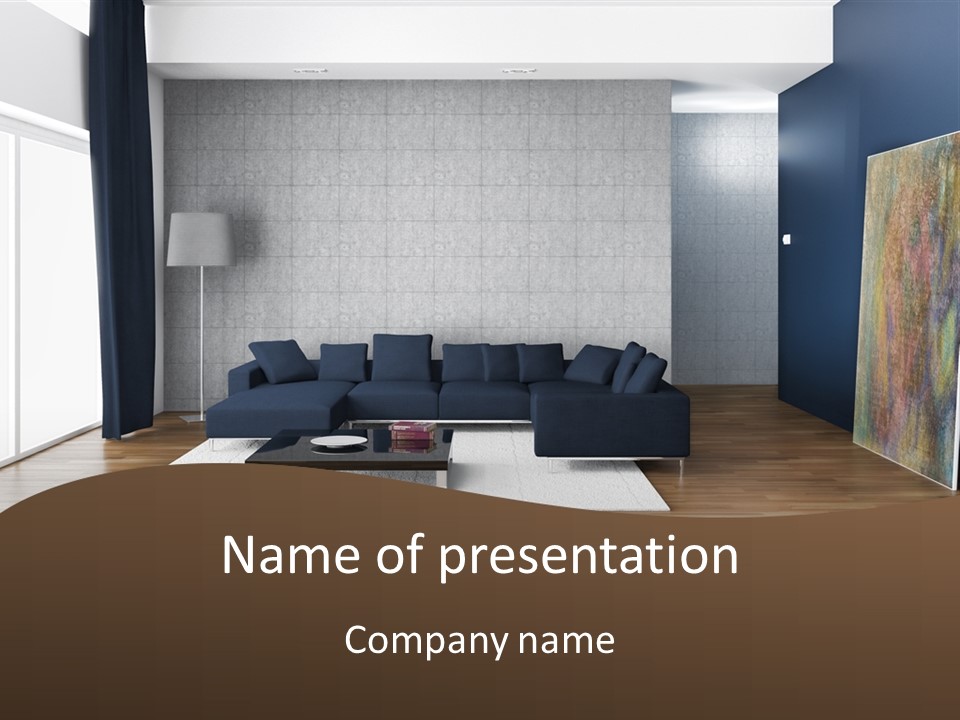 Nuovo Architettura Accogliente PowerPoint Template