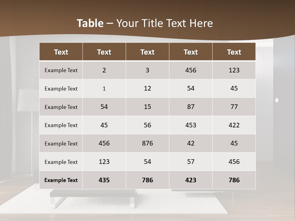 Nuovo Architettura Accogliente PowerPoint Template