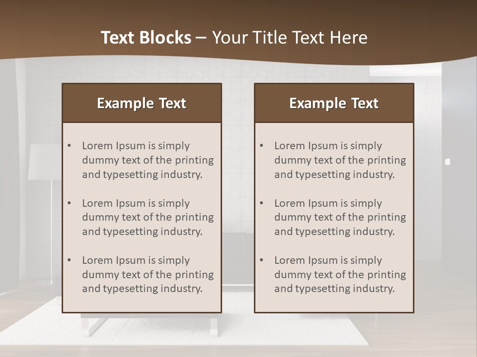 Nuovo Architettura Accogliente PowerPoint Template