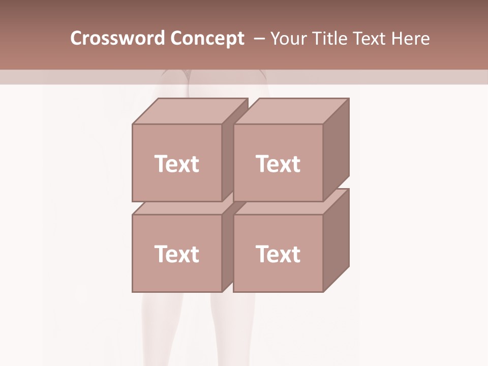 Young Boots White PowerPoint Template