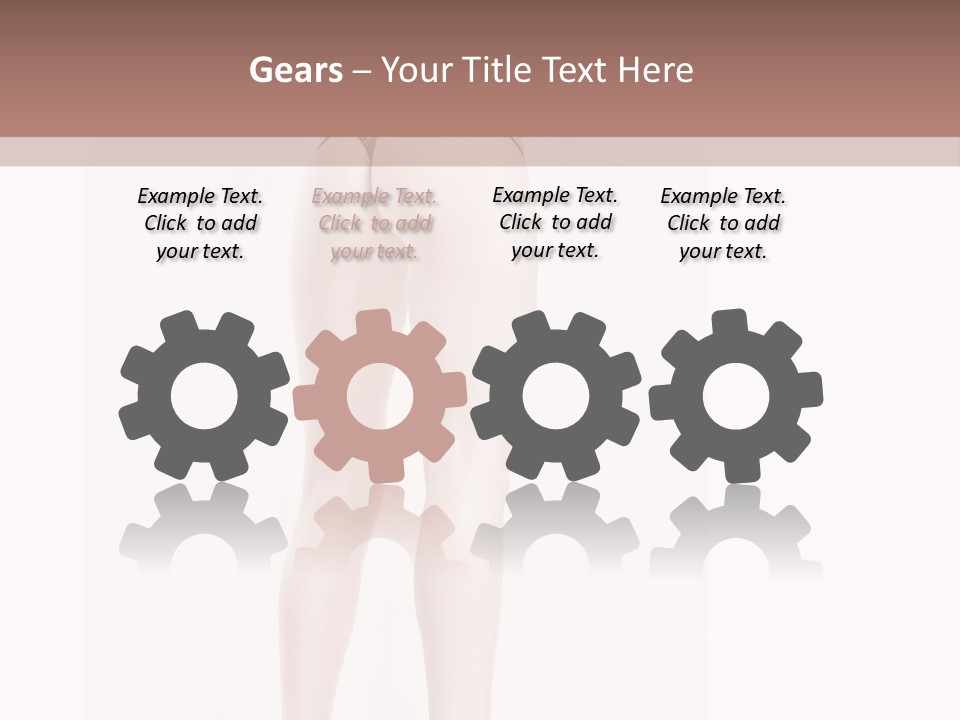 Young Boots White PowerPoint Template