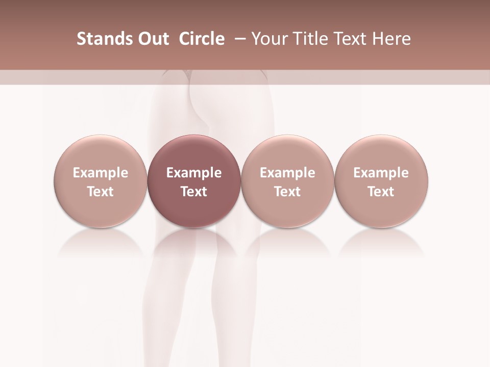 Young Boots White PowerPoint Template