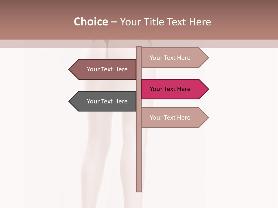 Young Boots White PowerPoint Template