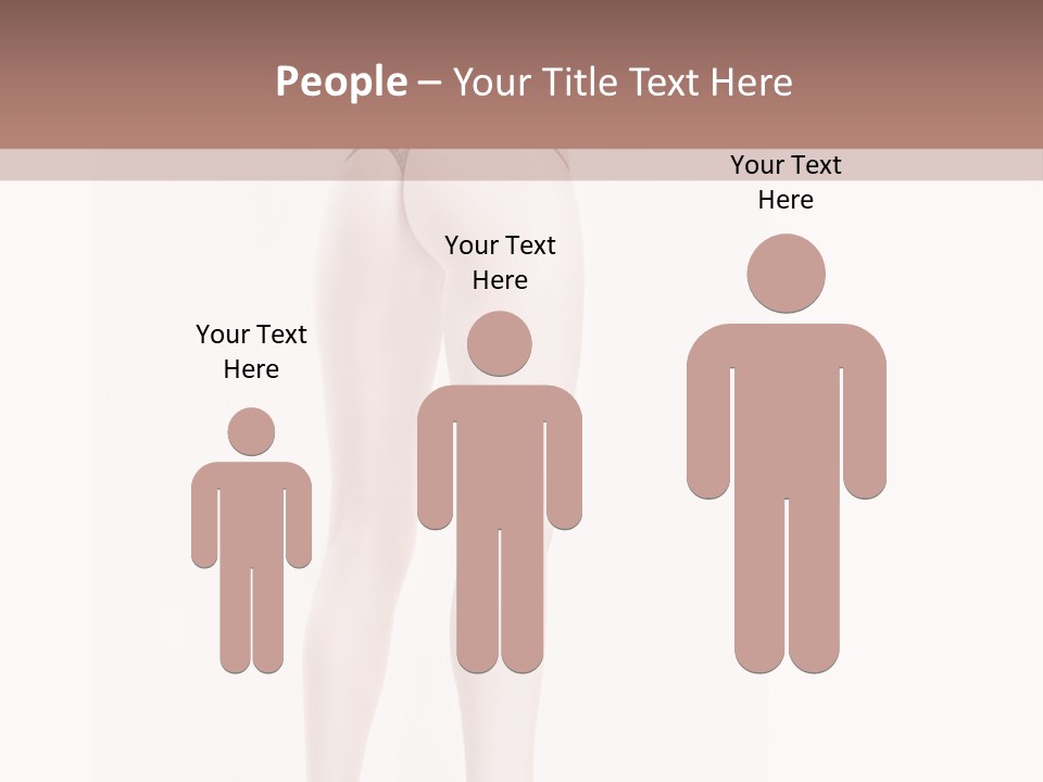 Young Boots White PowerPoint Template