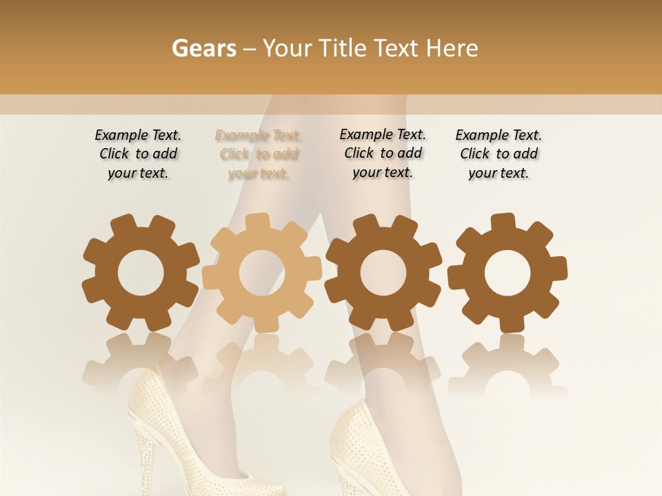 Skin Walking Young PowerPoint Template