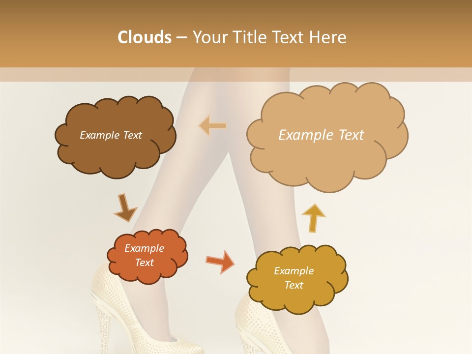 Skin Walking Young PowerPoint Template