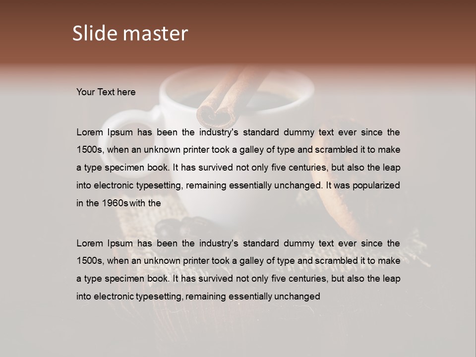 Rustic Copy Brown PowerPoint Template