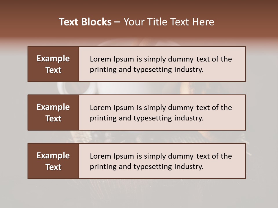 Rustic Copy Brown PowerPoint Template