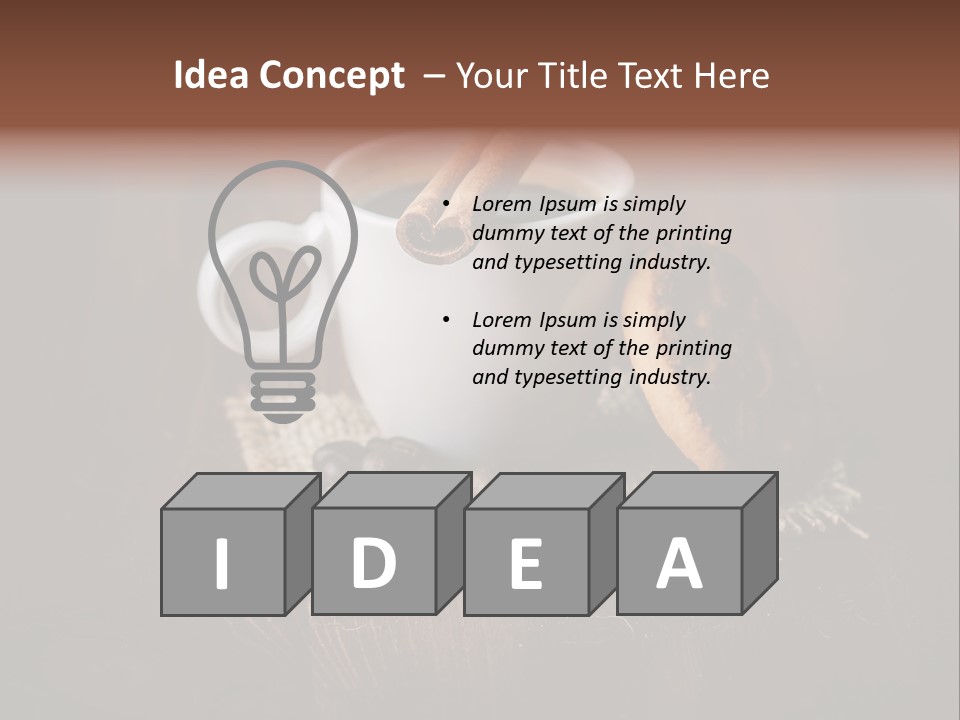 Rustic Copy Brown PowerPoint Template