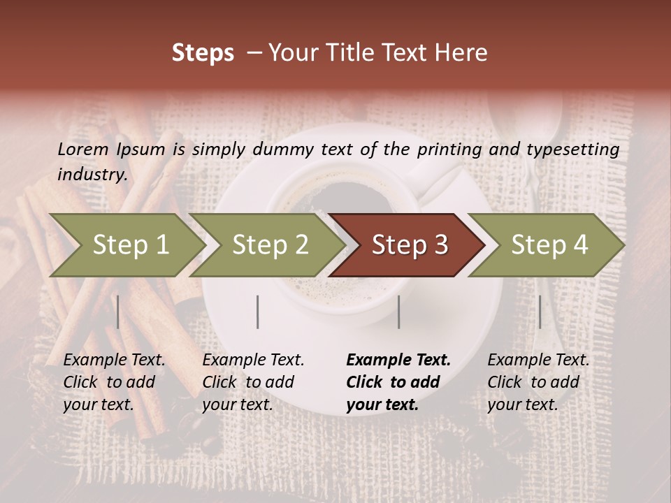Mug Aroma Cafe PowerPoint Template