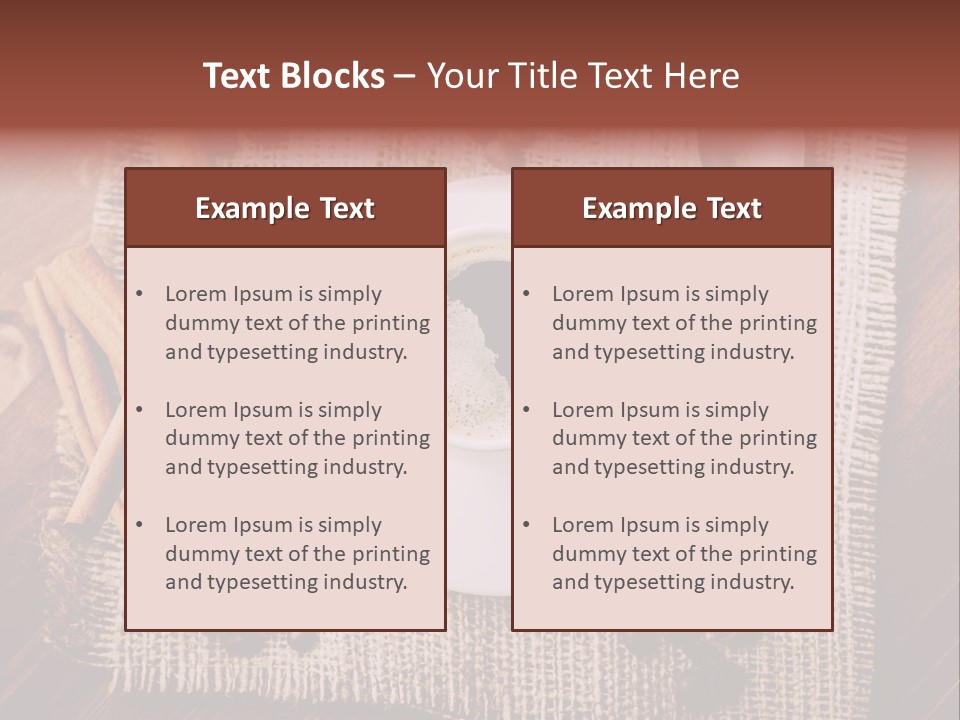 Mug Aroma Cafe PowerPoint Template