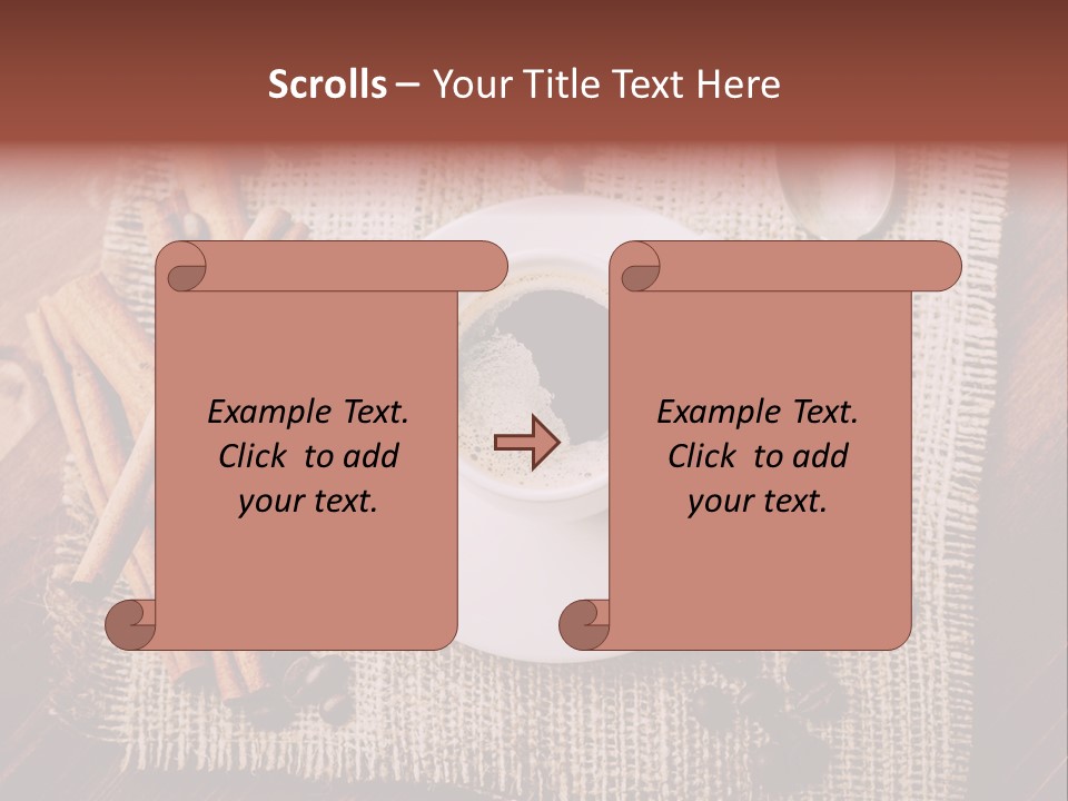Mug Aroma Cafe PowerPoint Template