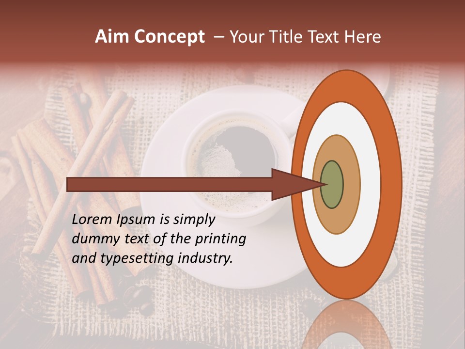 Mug Aroma Cafe PowerPoint Template