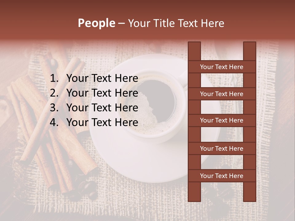 Mug Aroma Cafe PowerPoint Template
