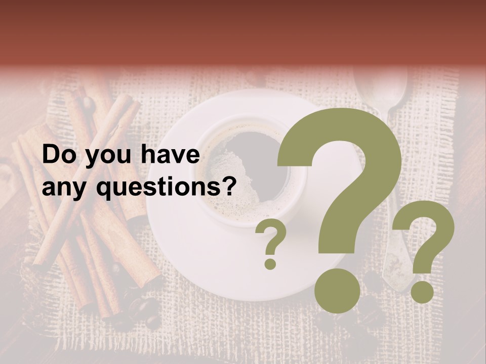 Mug Aroma Cafe PowerPoint Template