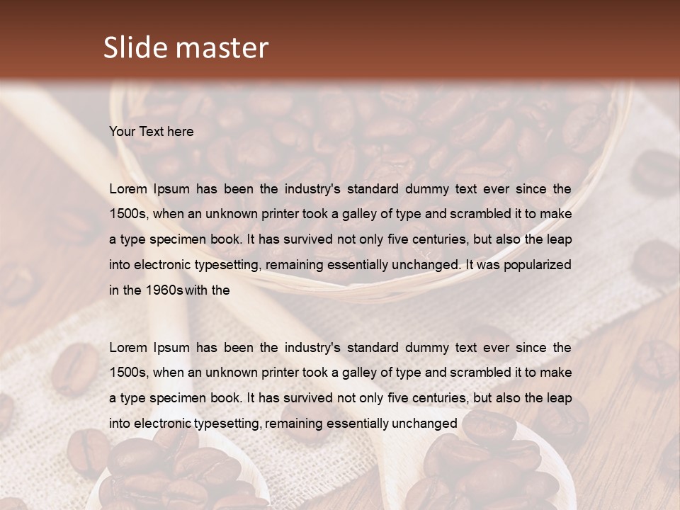 Dark Sack Group PowerPoint Template