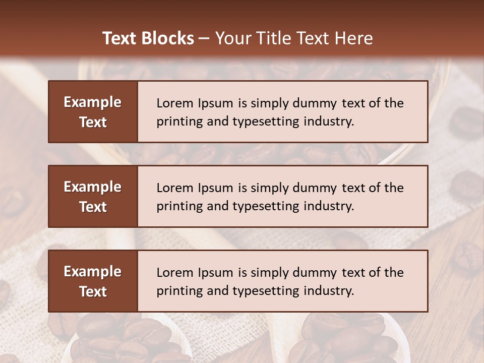 Dark Sack Group PowerPoint Template