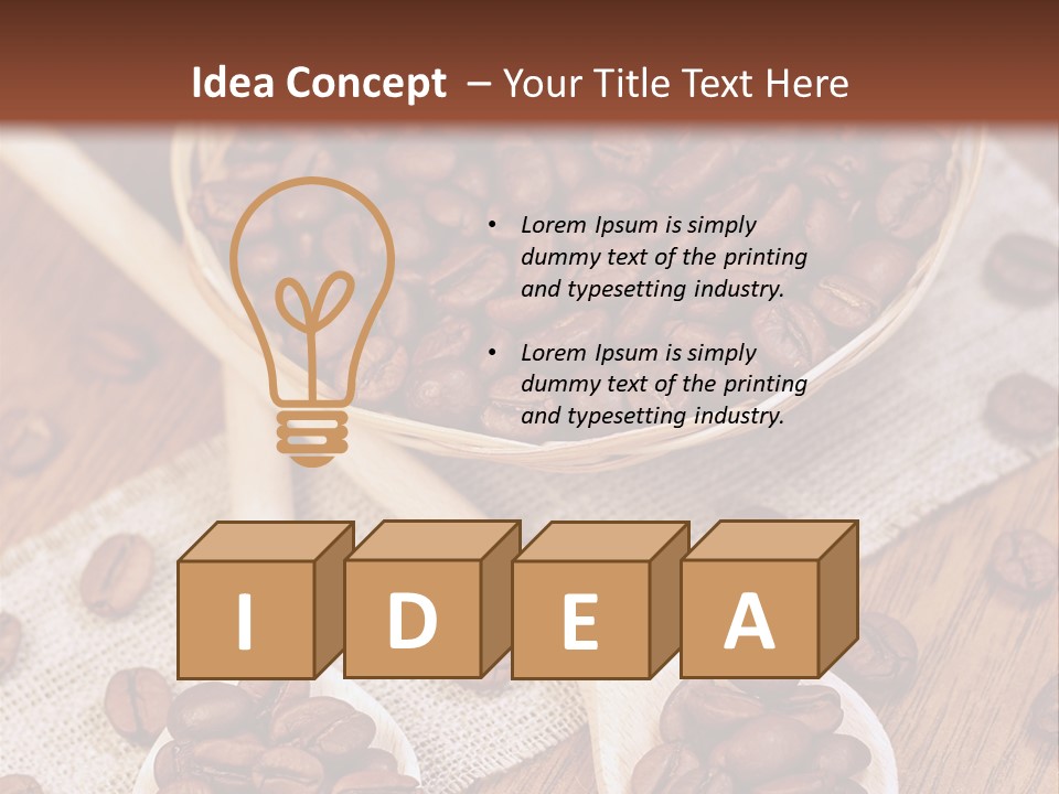 Dark Sack Group PowerPoint Template