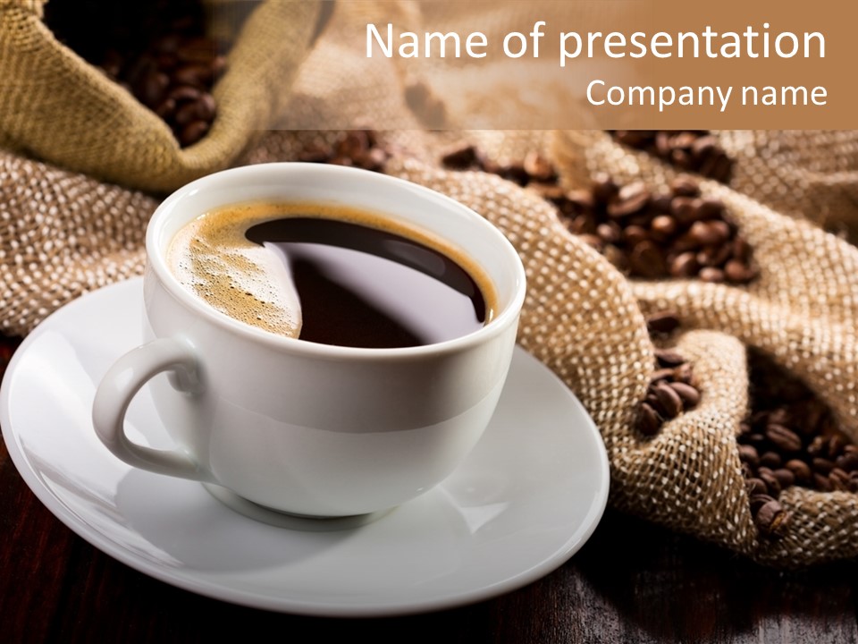 Beverage Lunch Coffee PowerPoint Template