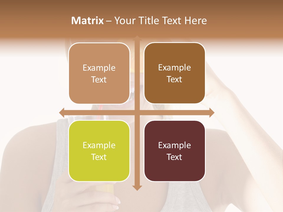 People Female Pretty PowerPoint Template