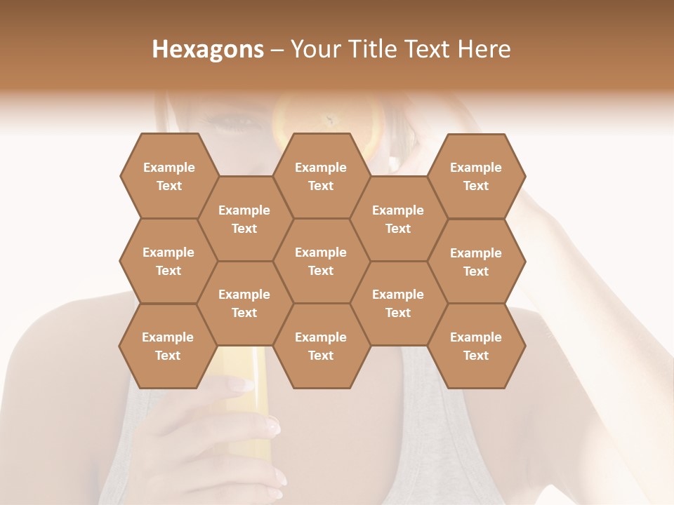 People Female Pretty PowerPoint Template