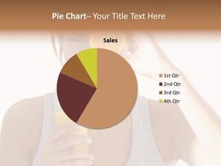 People Female Pretty PowerPoint Template