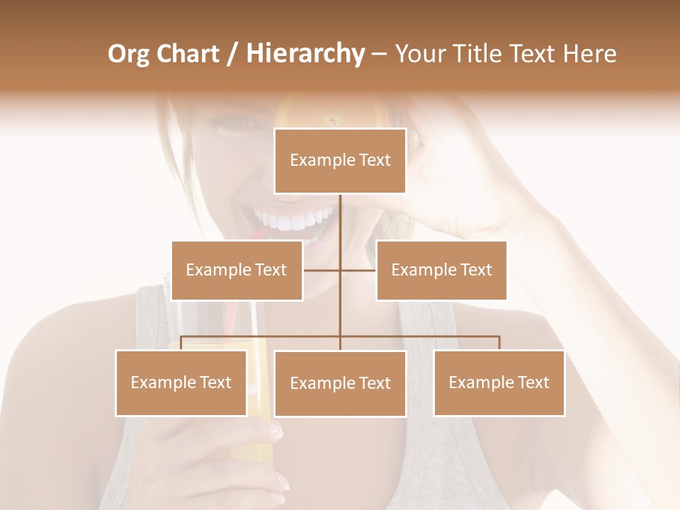 People Female Pretty PowerPoint Template