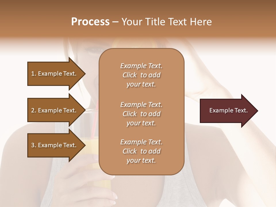 People Female Pretty PowerPoint Template