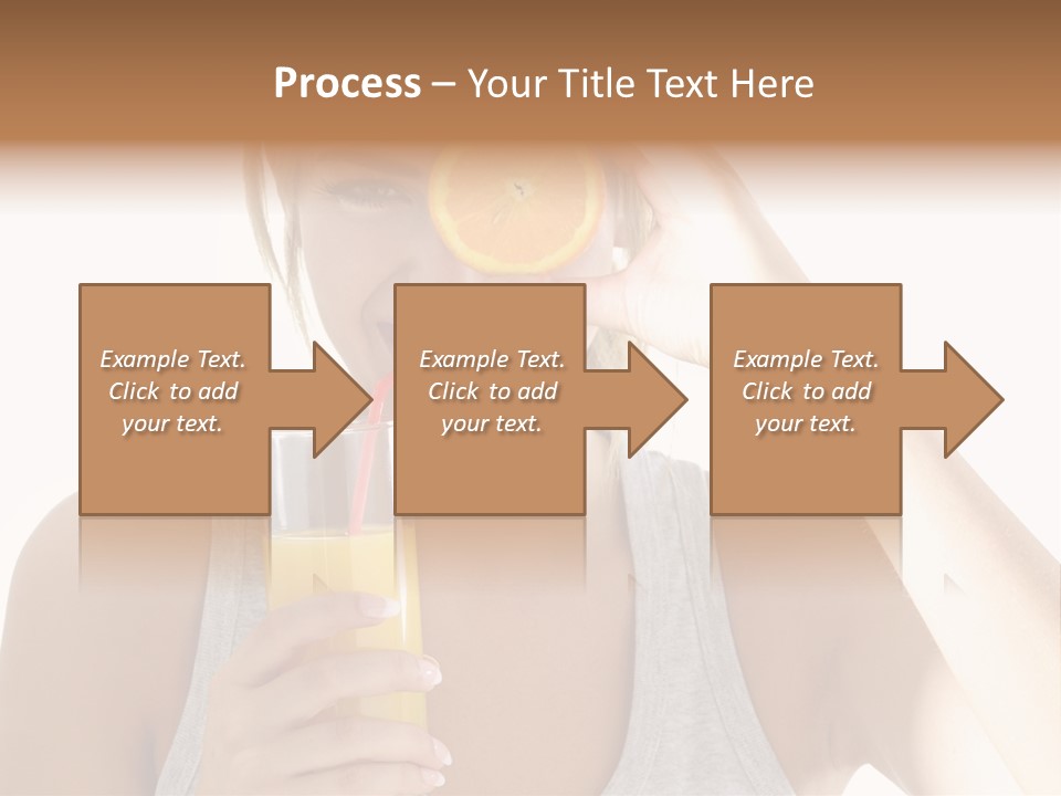 People Female Pretty PowerPoint Template