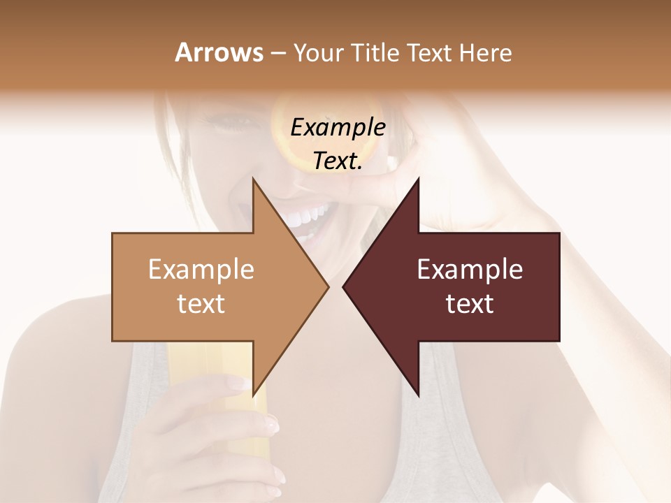 People Female Pretty PowerPoint Template