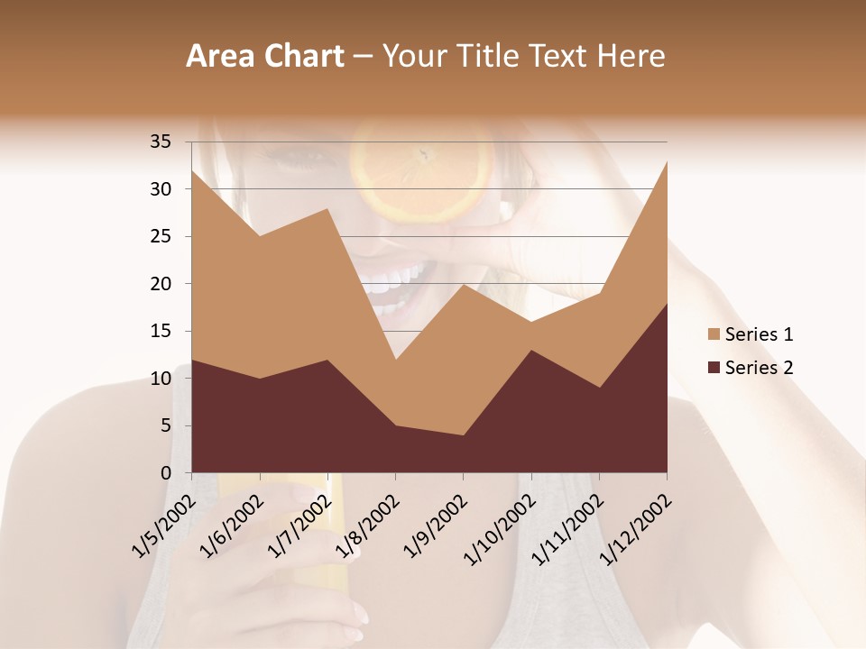 People Female Pretty PowerPoint Template