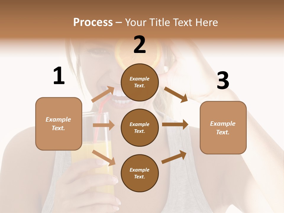 People Female Pretty PowerPoint Template