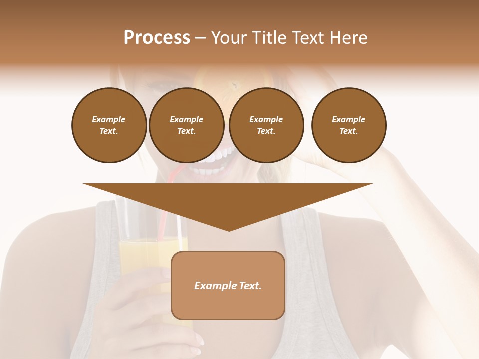 People Female Pretty PowerPoint Template