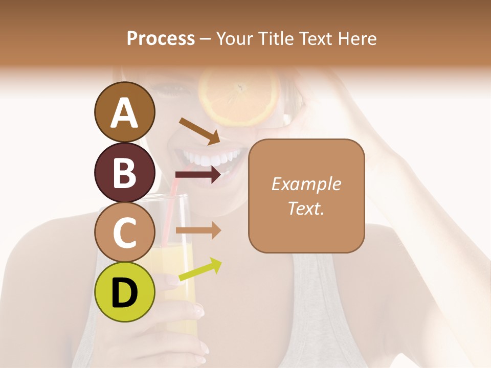 People Female Pretty PowerPoint Template