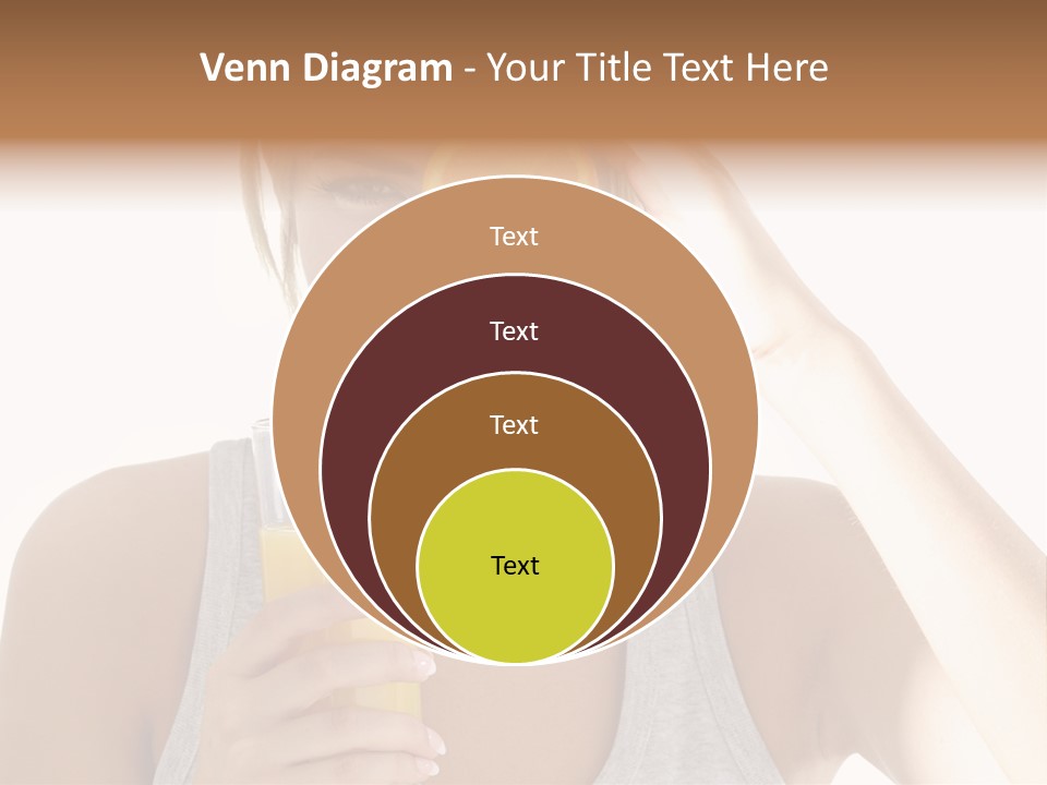 People Female Pretty PowerPoint Template