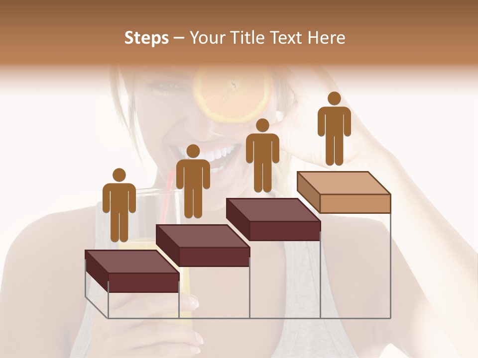 People Female Pretty PowerPoint Template