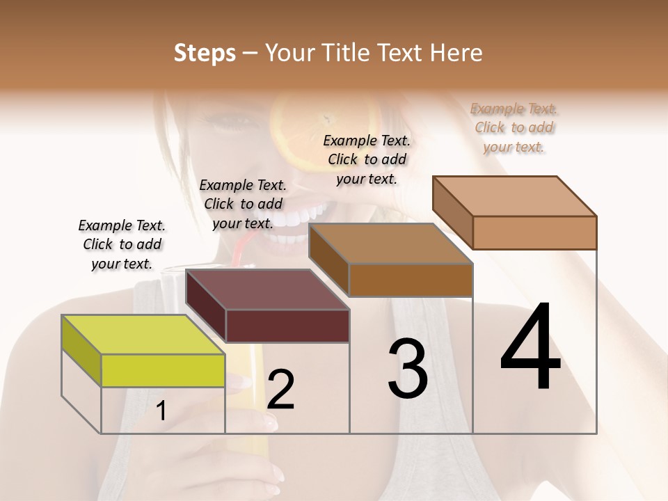 People Female Pretty PowerPoint Template