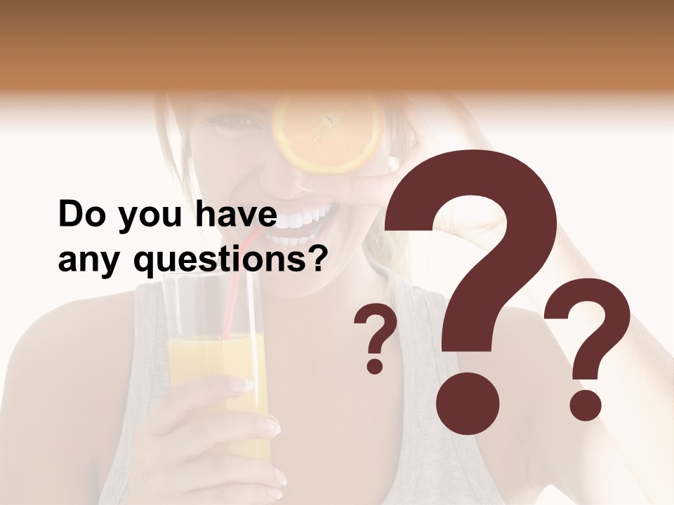 People Female Pretty PowerPoint Template