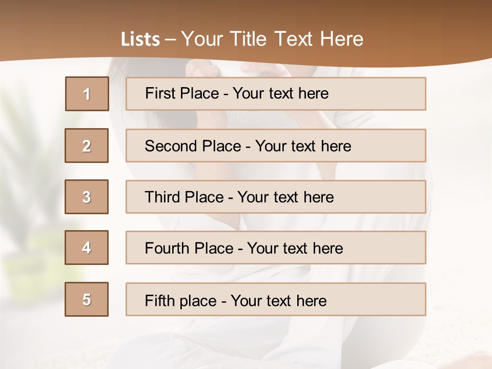 Indoor Expression Attractive PowerPoint Template